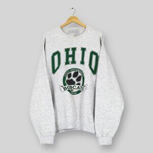 Ohio Bobcats NCAA Ohio Bobcats Basketball sweatshirt shirt grey '95